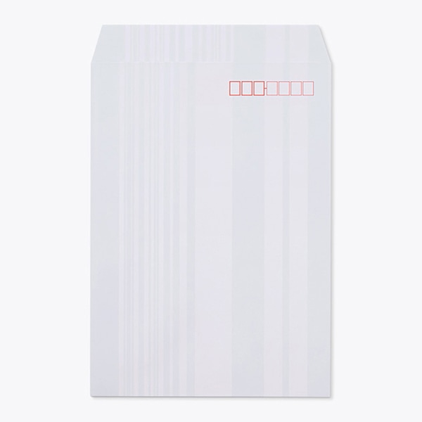 山櫻 封筒　角2　スミ貼　BSケント100　UD CoC　〒枠入 00534305 　500枚/箱（ご注文単位1箱）【直送品】