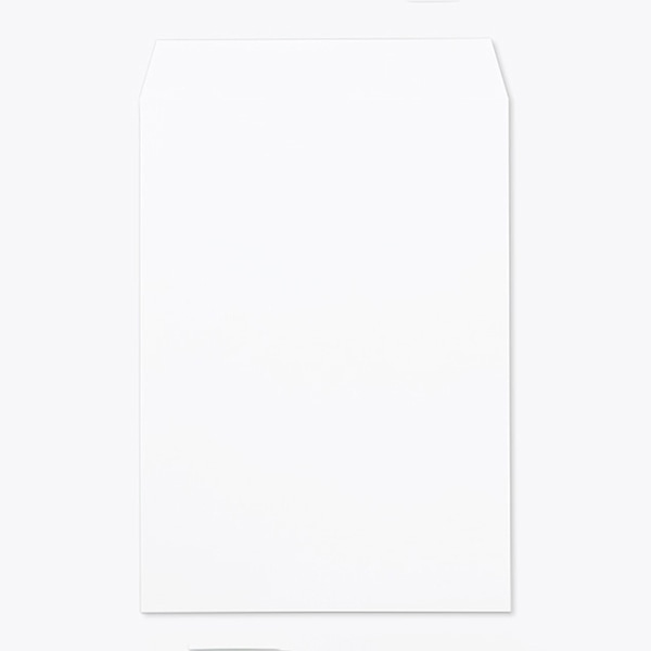 山櫻 封筒　角2　スミ貼　ARスノーホワイト130 CoC　〒枠なし 00534502 　500枚/箱（ご注文単位1箱）【直送品】