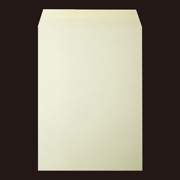 山櫻 封筒　角2　スミ貼　ヨミニクイ　ECクリーム100 CoC　〒枠なし 00534507 　500枚/箱（ご注文単位1箱）【直送品】