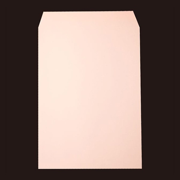 山櫻 封筒　角2　スミ貼　ヨミニクイ　ECピンク100 CoC　〒枠なし 00534508 　500枚/箱（ご注文単位1箱）【直送品】
