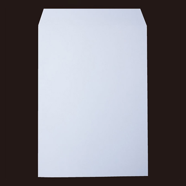 山櫻 封筒　角2　スミ貼　ヨミニクイ　ECアクア100 CoC　〒枠なし 00534512 　500枚/箱（ご注文単位1箱）【直送品】