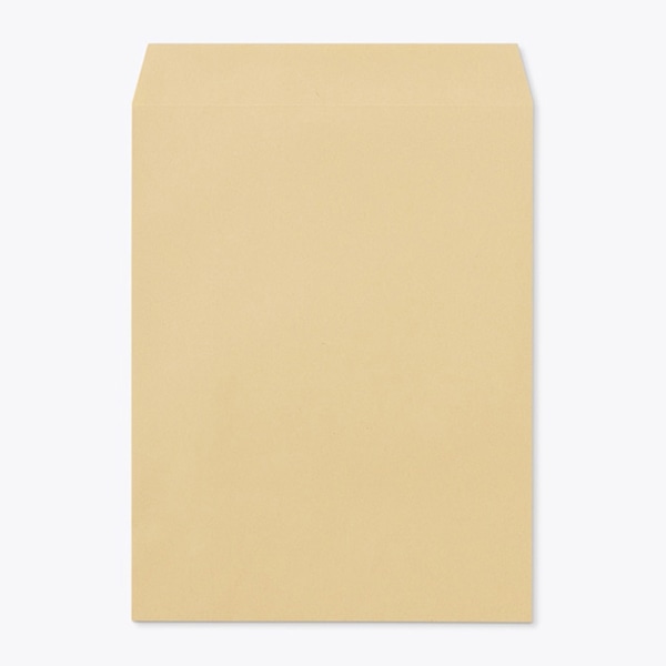 山櫻 封筒　角3　中貼　クラフト120 CoC　〒枠なし 00537016 　500枚/箱（ご注文単位1箱）【直送品】