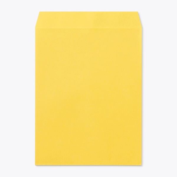 山櫻 封筒　角3　中貼　Kイエロー100 〒枠なし 00540005 　500枚/箱（ご注文単位1箱）【直送品】