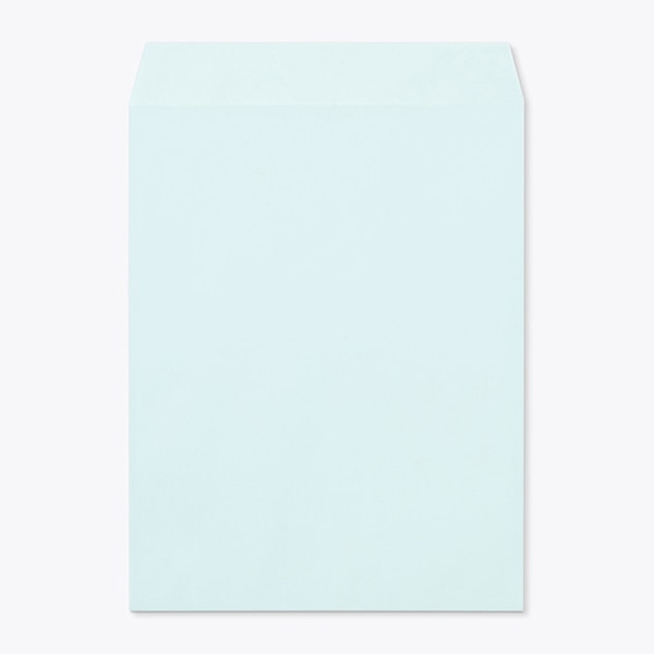 山櫻 封筒　角3　中貼　ECブルー100 CoC　〒枠なし 00541005 　500枚/箱（ご注文単位1箱）【直送品】