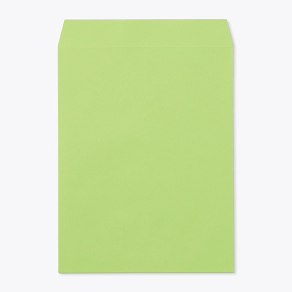 山櫻 封筒　角3　スミ貼　Kグリーン85 〒枠なし 00542028 　500枚/箱（ご注文単位1箱）【直送品】