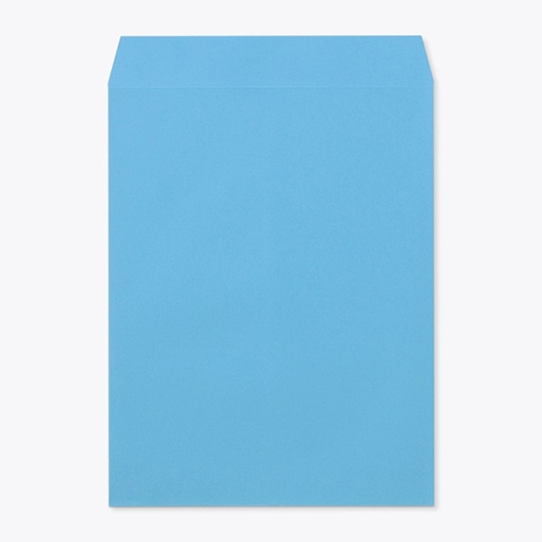 山櫻 封筒　角3　スミ貼　Kブルー85 CoC　〒枠なし 00542029 　500枚/箱（ご注文単位1箱）【直送品】