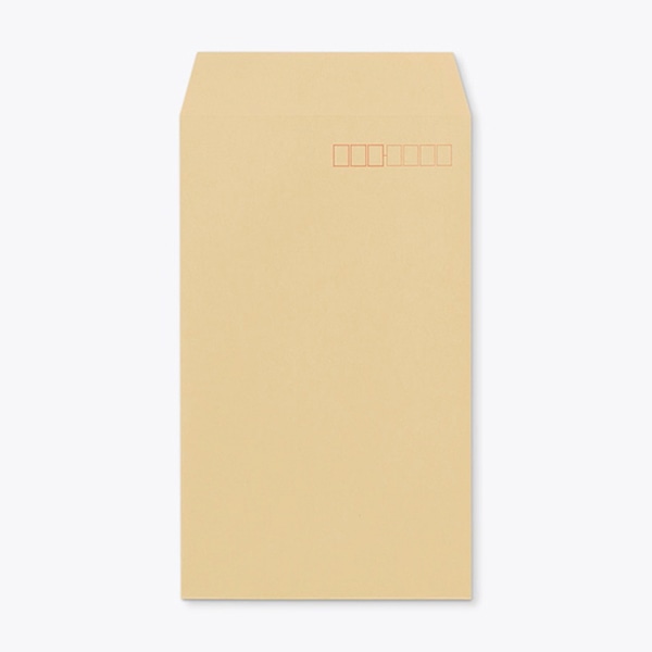 山櫻 封筒　角8　中貼　クラフト70 CoC　〒枠入 00551004 　1000枚/箱（ご注文単位1箱）【直送品】