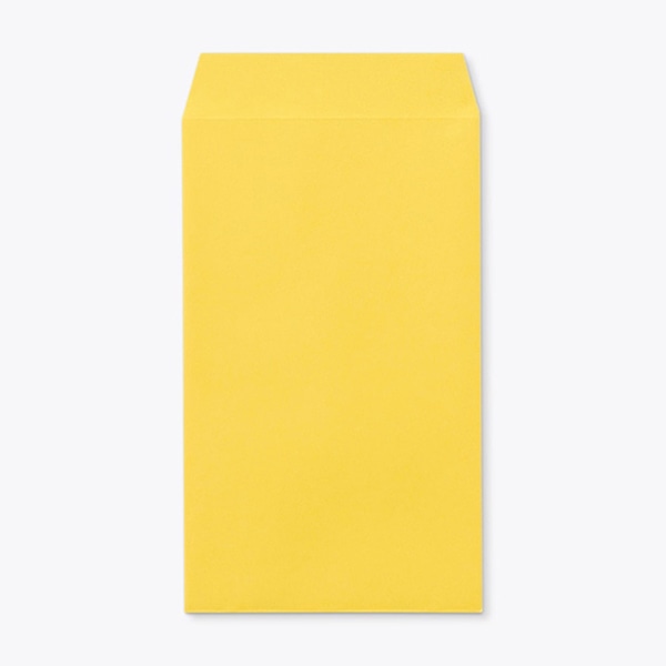 山櫻 封筒　角8　中貼　Kイエロー70 〒枠なし 00559005 　1000枚/箱（ご注文単位1箱）【直送品】