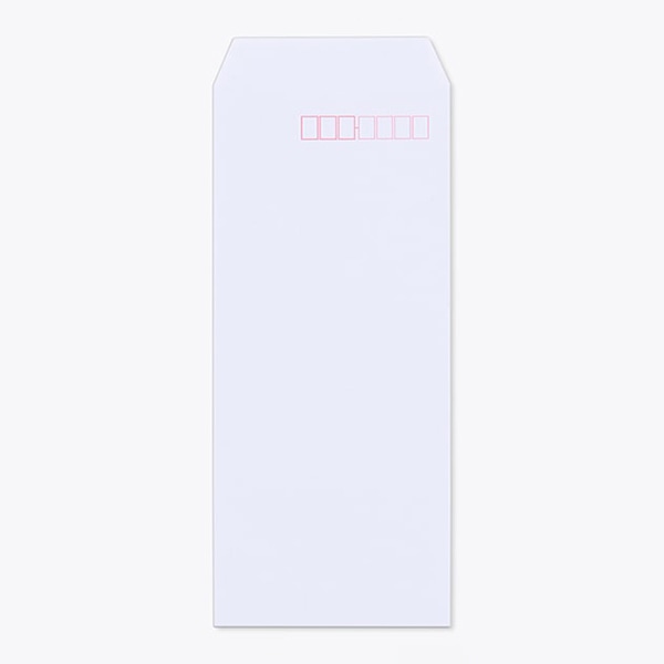山櫻 封筒　長4　中貼　再生ケント70 〒枠入 00562044 　1000枚/箱（ご注文単位1箱）【直送品】