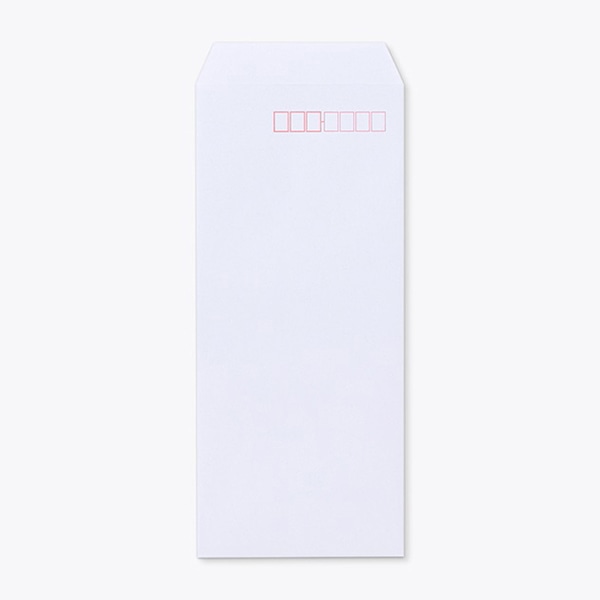 山櫻 封筒　長4　中貼　再生ケント80 〒枠入 00562045 　1000枚/箱（ご注文単位1箱）【直送品】