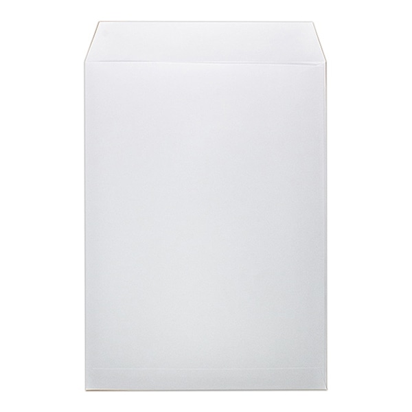 山櫻 封筒　角A4　スミ貼　BSケント100 CoC　〒枠なし 00562666 　500枚/箱（ご注文単位1箱）【直送品】