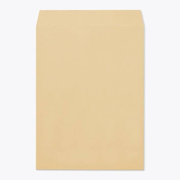 山櫻 封筒　角0　中貼　クラフト85　スラット CoC　〒枠なし 00563130 　500枚/箱（ご注文単位1箱）【直送品】
