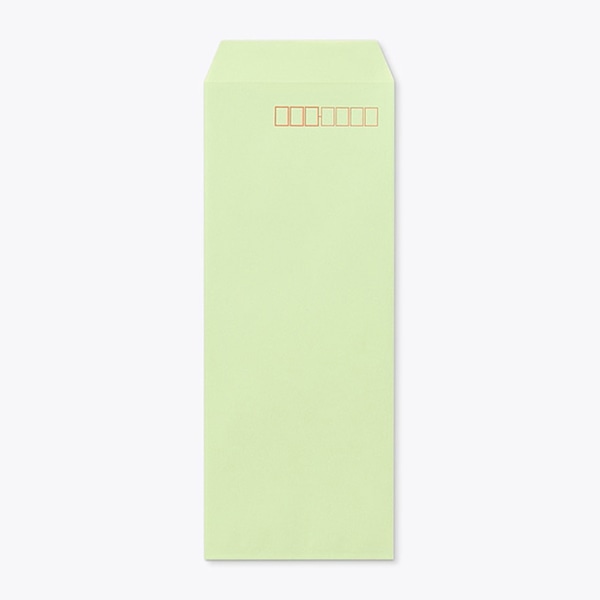 山櫻 封筒　長40　スミ貼　Kウグイス70　スラット CoC　〒枠入 00563181 　1000枚/箱（ご注文単位1箱）【直送品】