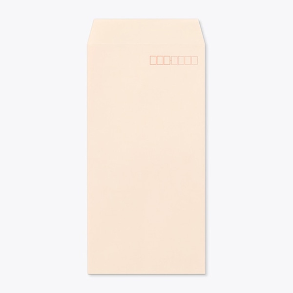 山櫻 封筒　長3　スミ貼　ECピンク80　スラット CoC　〒枠入 00563552 　1000枚/箱（ご注文単位1箱）【直送品】