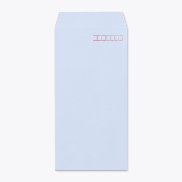 山櫻 封筒　長3　スミ貼　ミエナイアクア80　スラット CoC　〒枠入 00563586 　1000枚/箱（ご注文単位1箱）【直送品】