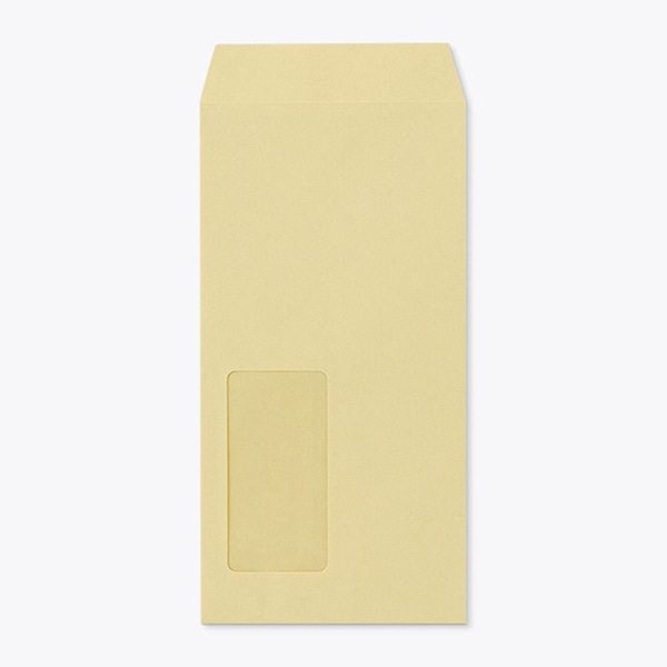 山櫻 封筒　長3窓付　中貼　Gクラフト70 CoC　〒枠なし　A20 00564016 　1000枚/箱（ご注文単位1箱）【直送品】