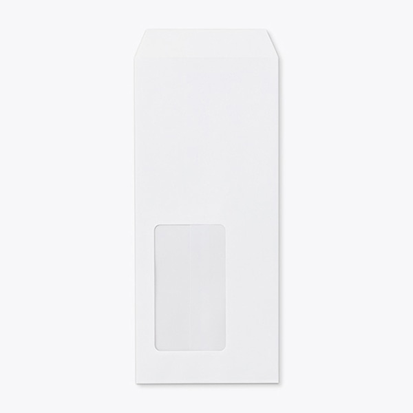 山櫻 封筒　長4窓付　中貼　本ケント80 CoC　〒枠なし　A410 00564051 　1000枚/箱（ご注文単位1箱）【直送品】