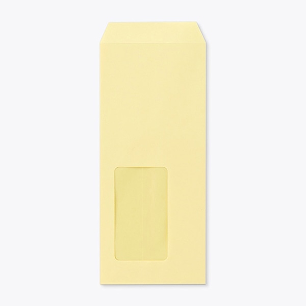 山櫻 封筒　長4窓付　中貼　Kクリーム70 CoC　〒枠なし　A612 00564063 　1000枚/箱（ご注文単位1箱）【直送品】