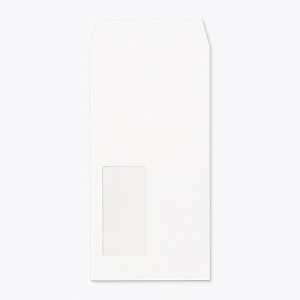 山櫻 封筒　長3窓付　中貼　ECホワイト80 CoC　〒枠なし　A750 00564191 　1000枚/箱（ご注文単位1箱）【直送品】