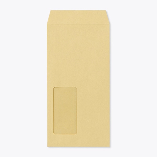 山櫻 封筒　長3窓付　中貼　Gクラフト85 CoC　〒枠なし　A40 00564194 　1000枚/箱（ご注文単位1箱）【直送品】