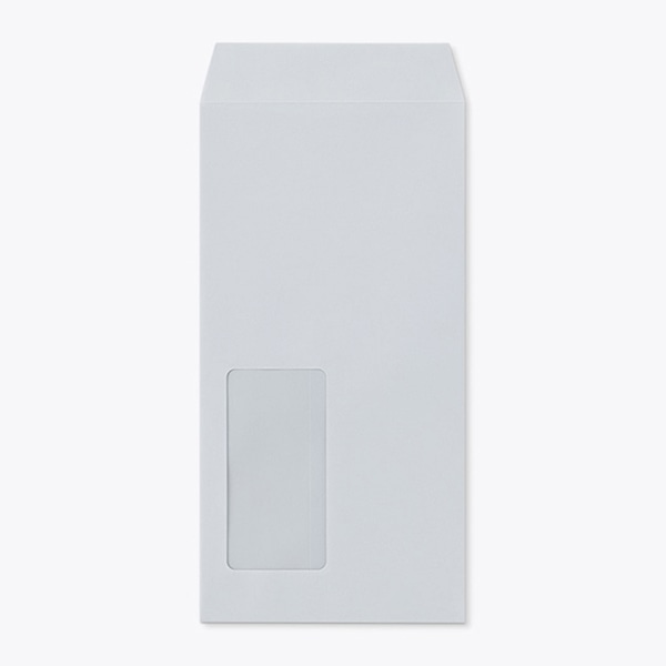 山櫻 封筒　長3窓付　中貼　Kスカイ85ピタット CoC　〒枠なし　A643P 00564369 　1000枚/箱（ご注文単位1箱）【直送品】