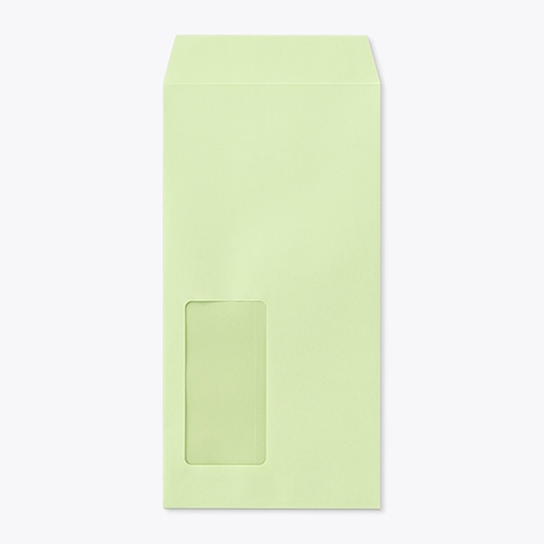 山櫻 封筒　長3窓付　中貼　Kウグイス85　スラット CoC　〒枠なし　A641 00564455 　1000枚/箱（ご注文単位1箱）【直送品】