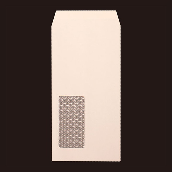 山櫻 封筒　長3窓付　中貼　ヨミニクイ　ECピンク80 CoC　〒枠なし　A722 00564531 　1000枚/箱（ご注文単位1箱）【直送品】