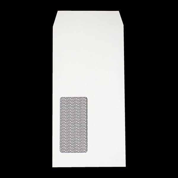 山櫻 封筒 長3窓付 中貼 ヨミニクイ ECグレイ80 CoC 〒枠なし A724 00564533 1000枚/箱(ご注文単位1箱)【直送品】