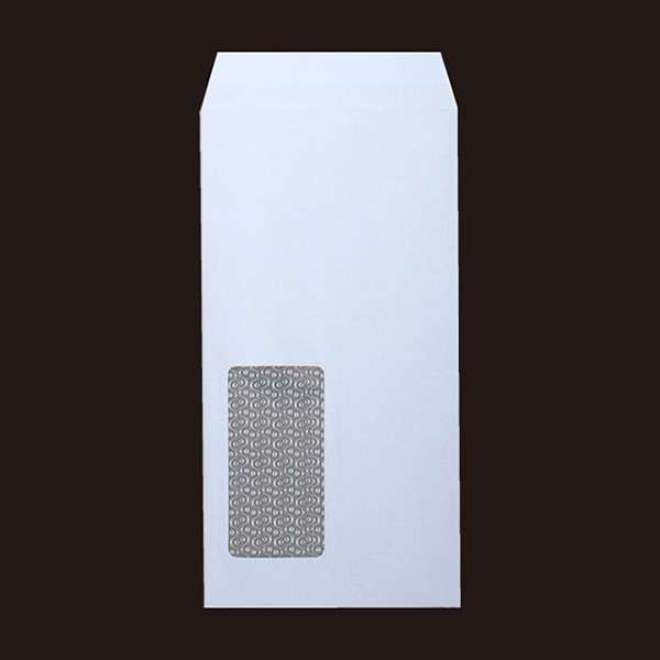 山櫻 封筒　長3窓付　中貼　ヨミニクイ　ECアクア80 CoC　〒枠なし　A751 00564535 　1000枚/箱（ご注文単位1箱）【直送品】