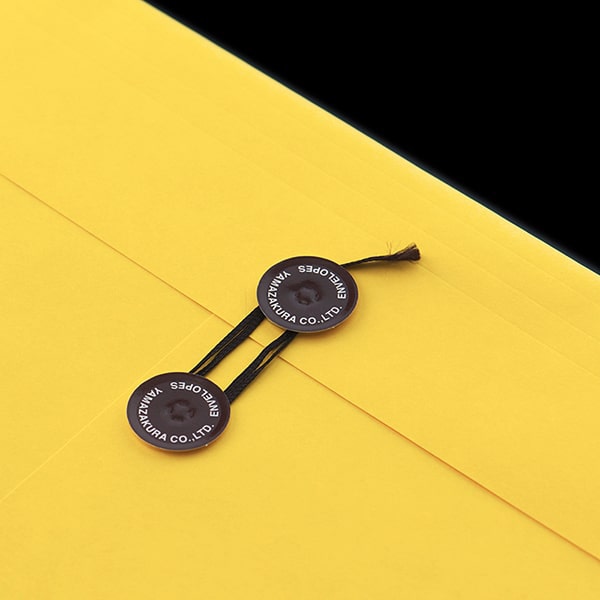 山櫻 封筒 角2 保存袋 Kイエロー120 〒枠なし 00566502 100枚/箱(ご注文単位1箱)【直送品】