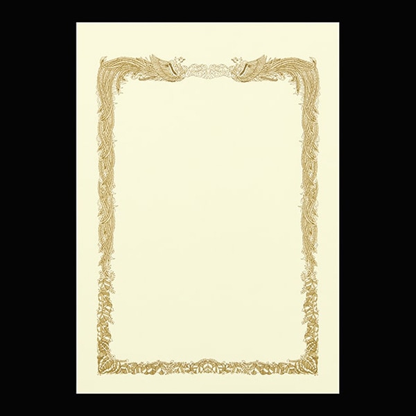 山櫻 賞状用紙 A4タテ型 クリーム レーザー&IJ兼用 YME322-10A4T 00801302 10枚/箱(ご注文単位1箱)【直送品】