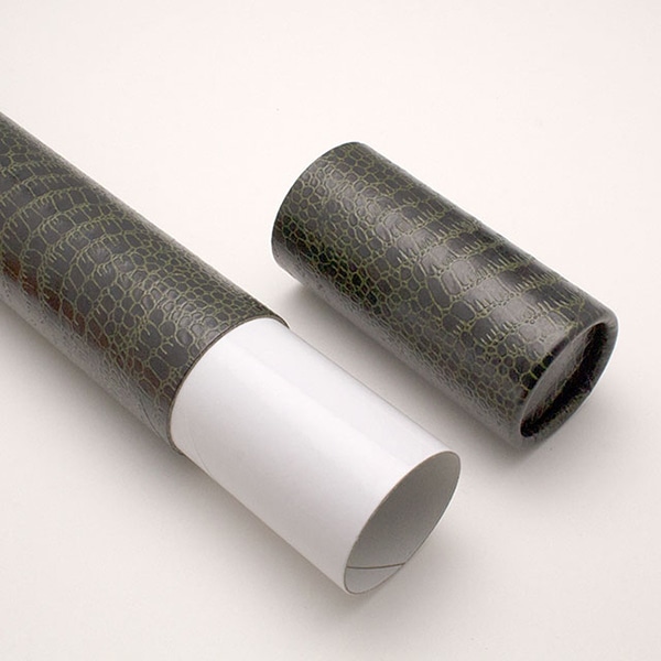 山櫻 賞状用紙筒 A3 青茶 丸筒 森林認証マーク入 00822012 1本(ご注文単位10本)【直送品】