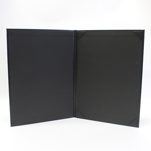 山櫻 証書フォルダー JIS規格 A4 VP 黒 00823007 1冊(ご注文単位25冊)【直送品】