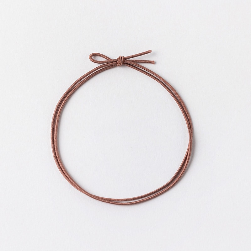 イグチ 細ゴム2重片花結び 58cm／折径12cm ダスティーピンク 1000本/袋（ご注文単位1袋）【直送品】