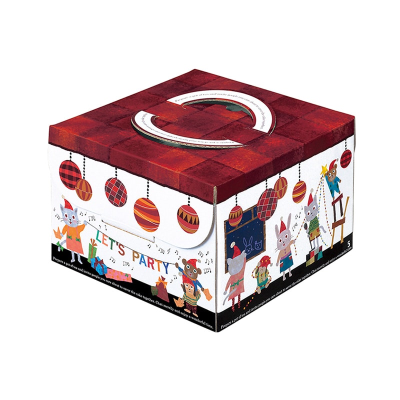 和気 デコ箱　パーティー　HP130 4号 2-004-56 100枚/箱（ご注文単位1箱）【直送品】