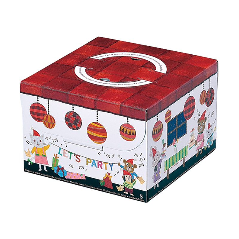 和気 デコ箱 パーティー HP130 6号 2-006-56 100枚/箱(ご注文単位1箱)【直送品】