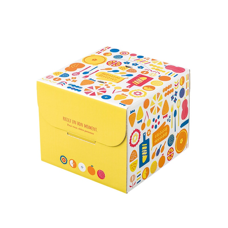 和気 デコ箱　3時のケーキ　HP150 4号 2-124-63 100枚/箱（ご注文単位1箱）【直送品】