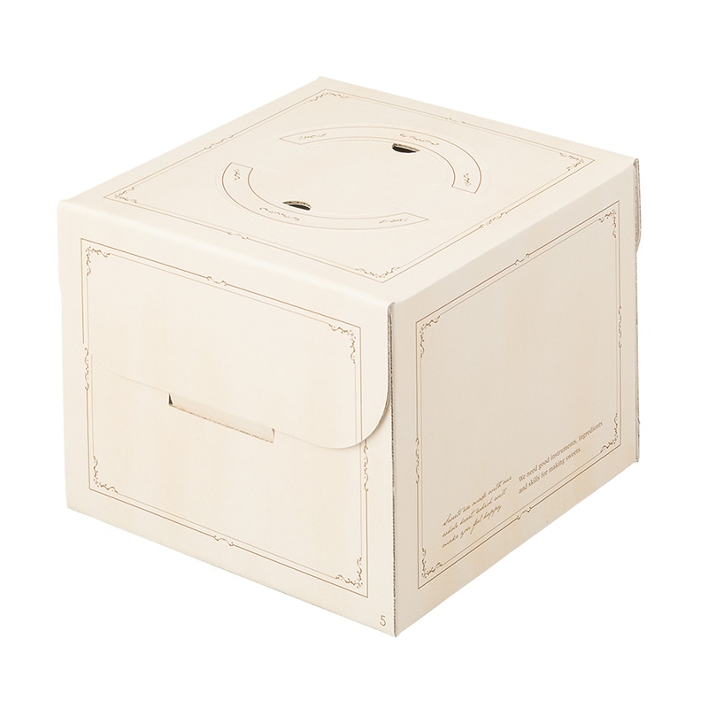 和気 デコ箱　クルルクリーム　HP150 6号 2-126-18 100枚/箱（ご注文単位1箱）【直送品】