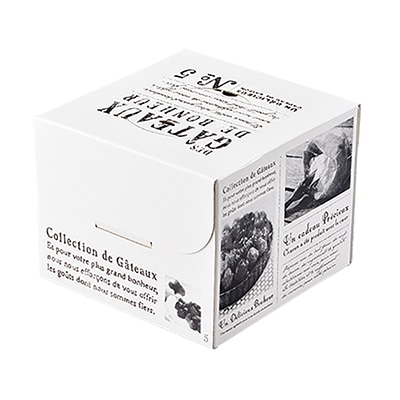 和気 デコ箱 モノクローム HP150 5号 2-105-97 100枚/箱(ご注文単位1箱)【直送品】