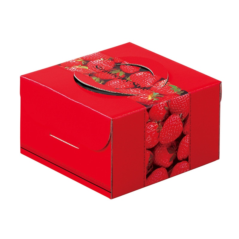 和気 デコ箱　ストロベリースタイル　H120 6号 2-006-69 100枚/箱（ご注文単位1箱）【直送品】