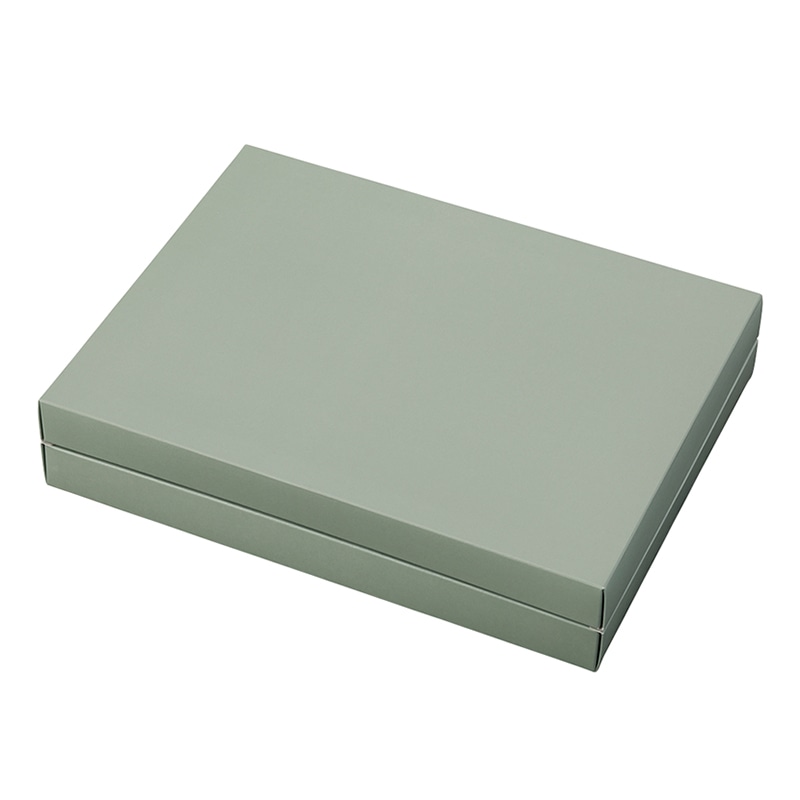 和気 洋菓子箱 EAPB ミントグレー 32×24 40枚/箱（ご注文単位1箱）【直送品】