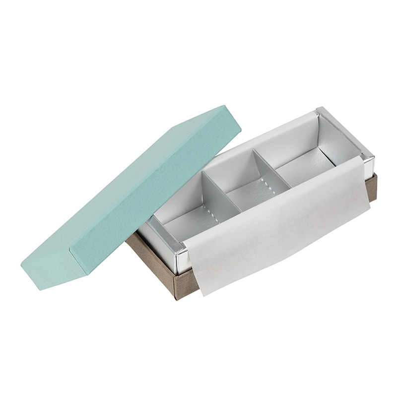 コンビBケース 3仕切 ブルー/グレー 1173 1個(ご注文単位200個)【直送品】