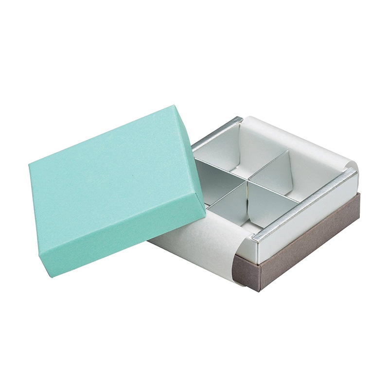 コンビBケース 4仕切 ブルー/グレー 1174 1個(ご注文単位200個)【直送品】