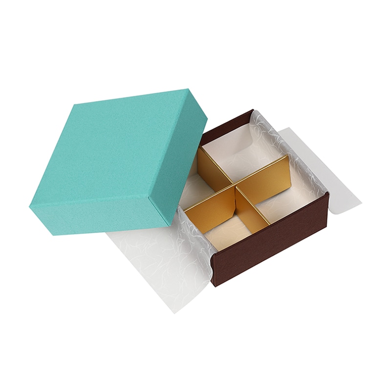 フェザーケース 4仕切 ブルー 1244 1個(ご注文単位200個)【直送品】