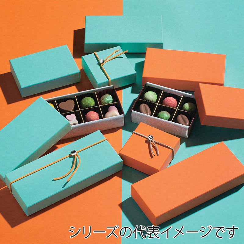 フェザーケース 6仕切 オレンジ 1246 1個(ご注文単位200個)【直送品】