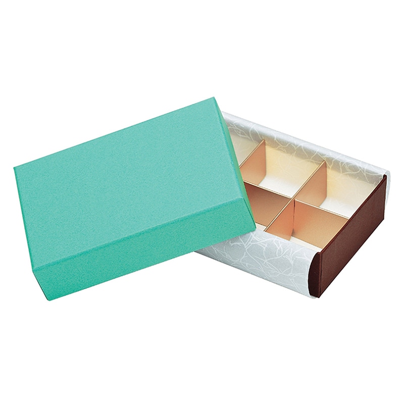 フェザーケース 6仕切 ブルー 1246 1個(ご注文単位200個)【直送品】