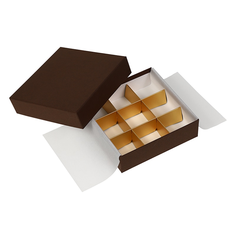 フェザーケース 9仕切 ブラウン 1265 1個(ご注文単位100個)【直送品】