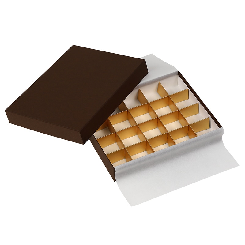 フェザーケース 20仕切 ブラウン 1269 1個(ご注文単位60個)【直送品】