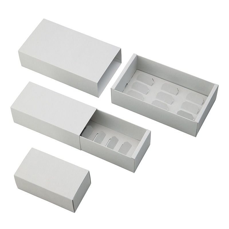 和気 洋菓子箱 EAPB スタイルグレー L 103285 50枚/箱（ご注文単位1箱）【直送品】