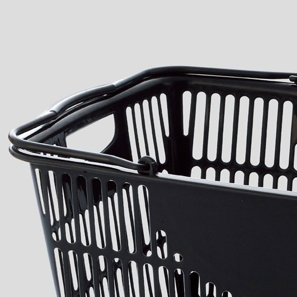 ストア・エキスプレス 買い物カゴ 33リットル ダークグレー 61-379-5-2 10個/セット(ご注文単位1セット)【直送品】